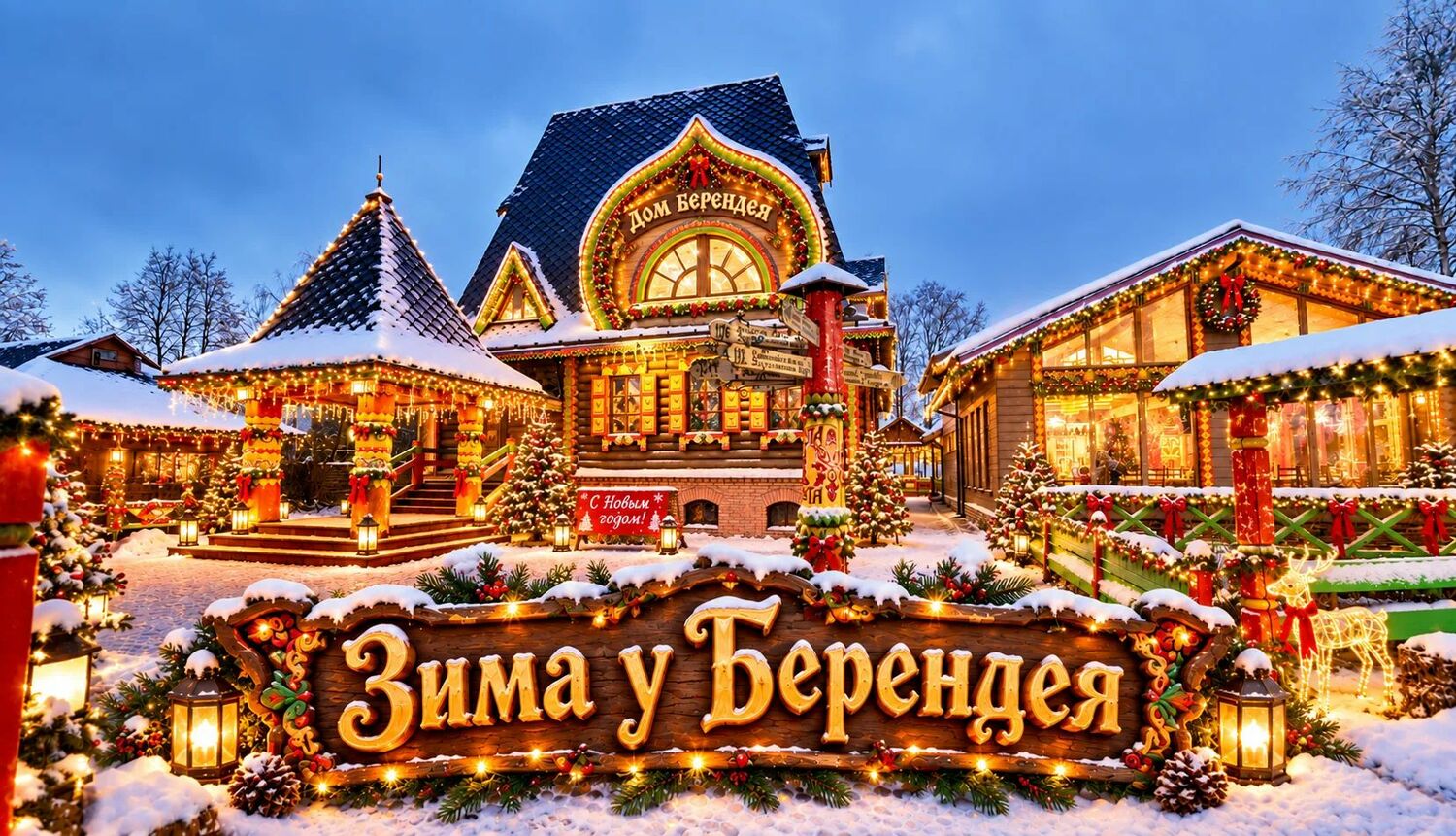 <span style="font-weight: bold;">"Новогодний разгуляй" Собирайся народ в Новогодний хоровод!&nbsp;Сказочный Дом Берендея принимает гостей!</span>